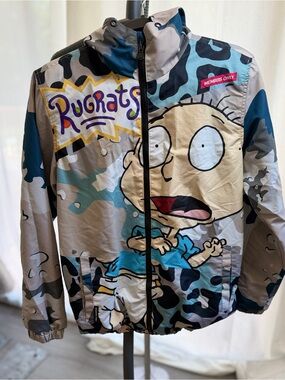 Members Only Rugrats Camo Jacket in Blue, Gray, Tan
